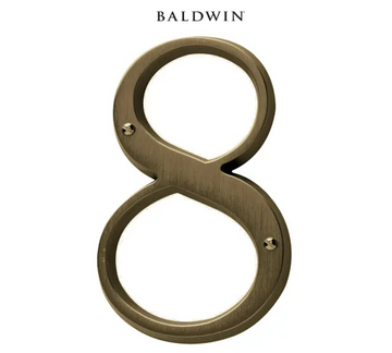 5" Baldwin "8" House Number